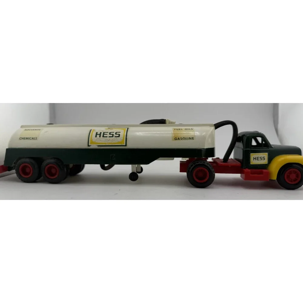 1964/65 Hess Tanker Truck,Complete in Box card, Funnel & Inserts Marx Toys